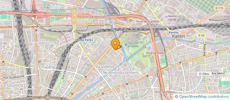 localisation de l'entreprise PARIS VTC SERVICES  PARIS