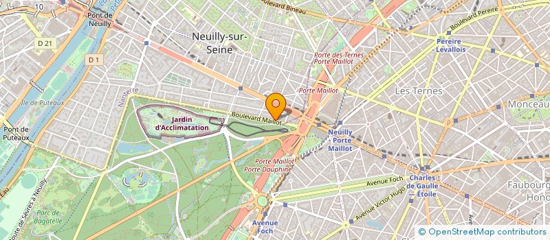 localisation de l'entreprise PARIS WEB TV à NEUILLY-SUR-SEINE