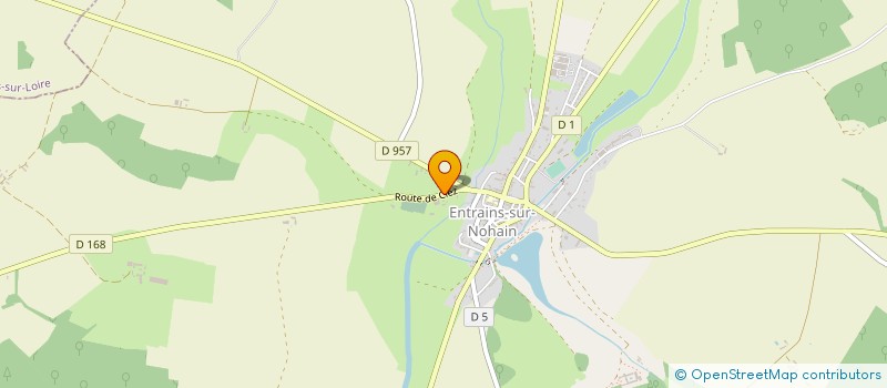 localisation de l'entreprise PARIS WINE AND COUNTRY TOUR  ENTRAINS-SUR-NOHAIN