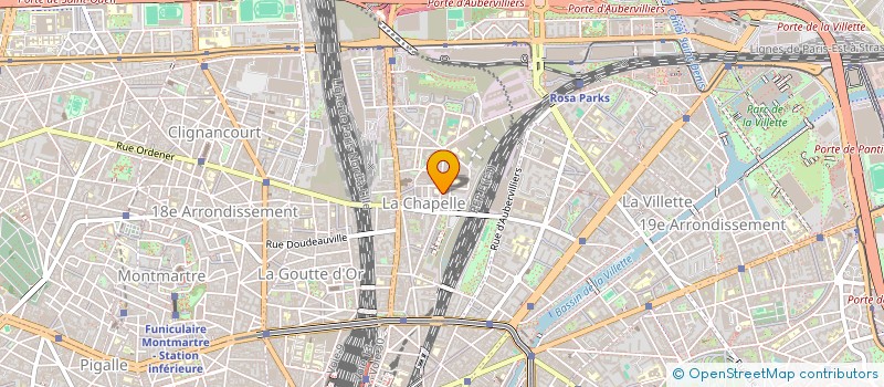 localisation de l'entreprise PARIS XVIII FUTSAL CLUB  PARIS