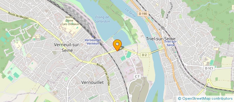 localisation de l'entreprise PARIS YOUAN SERVICES à VERNOUILLET