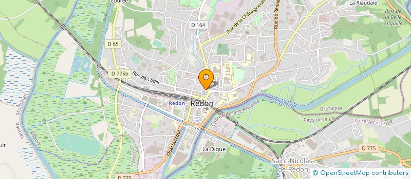 localisation de l'entreprise PARISAC EURL à REDON