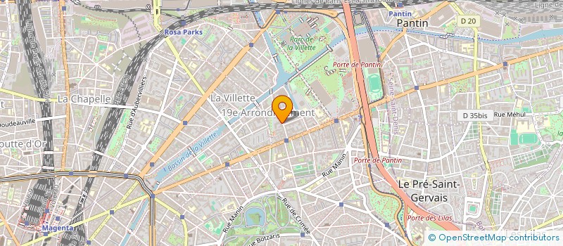 localisation de l'entreprise PARISBAS  PARIS