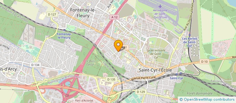 localisation de l'entreprise PARISBAT à SAINT-CYR-L'ECOLE