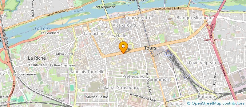 localisation de l'entreprise PARISBONNIN  TOURS