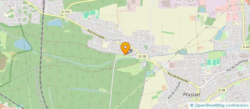 localisation de l'entreprise PARISCI  RICHWILLER