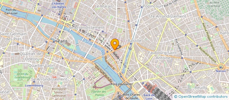 localisation de l'entreprise PARISEINE DEVELOPPEMENT à PARIS