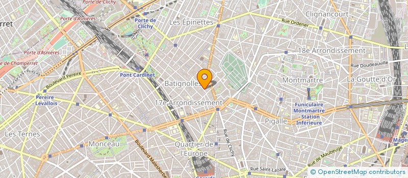 localisation de l'entreprise PARISERVICES à PARIS