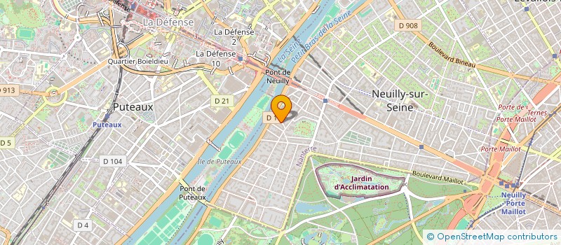 localisation de l'entreprise PARISEVEN à NEUILLY-SUR-SEINE