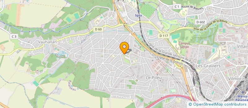 localisation de l'entreprise PARISGO CAB  IGNY