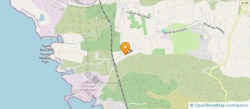 localisation de l'entreprise PARISI  MARTIGUES