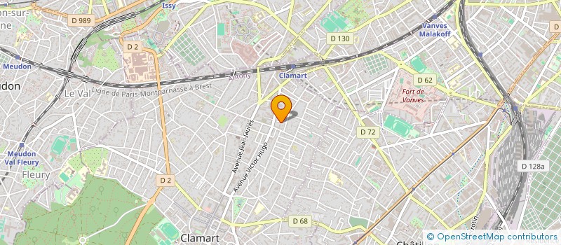 localisation de l'entreprise PARISI BATIMENT à CLAMART