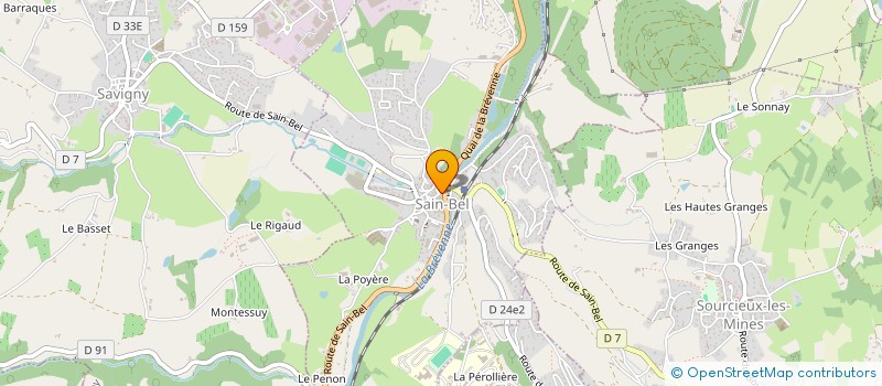 localisation de l'entreprise PARISI & CO  SAIN-BEL
