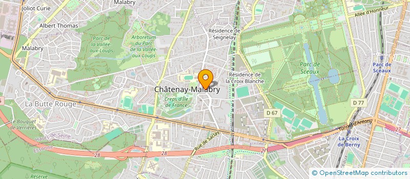 localisation de l'entreprise PARISIAN AVENUE ENTERTAINMENT  CHATENAY-MALABRY