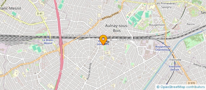 localisation de l'entreprise PARISIAN CAR SERVICE à AULNAY-SOUS-BOIS