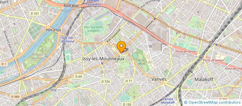 localisation de l'entreprise PARISIAN IMMO à ISSY-LES-MOULINEAUX