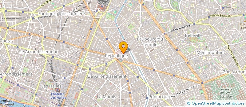 localisation de l'entreprise PARISIAN NOVEL  PARIS