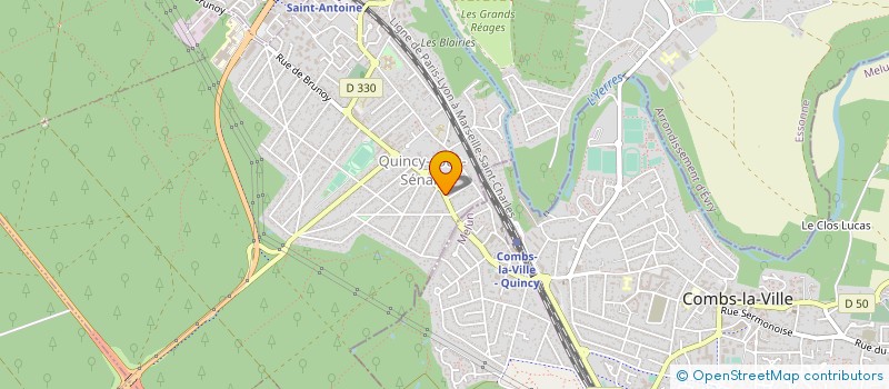 localisation de l'entreprise PARISIANO  QUINCY-SOUS-SENART