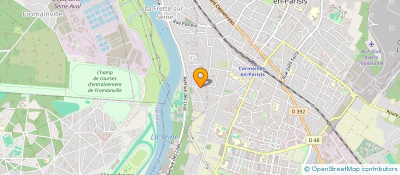 localisation de l'entreprise PARISIANSCARS  LA FRETTE-SUR-SEINE