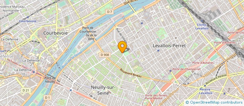 localisation de l'entreprise PARISIANSTUDIO à NEUILLY-SUR-SEINE
