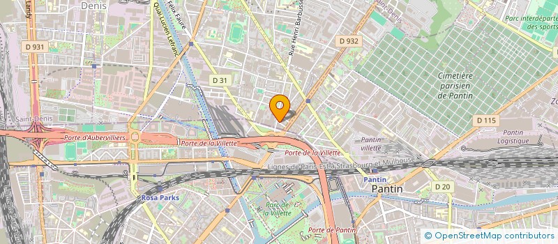 localisation de l'entreprise PARISIEN EXOTIQUE à AUBERVILLIERS