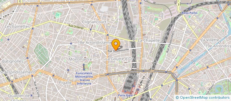 localisation de l'entreprise PARISIENNE D'ALIMENTATION à PARIS