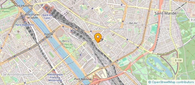 localisation de l'entreprise PARISIENNE DE PEINTURE ET REVETEMENTS  PARIS