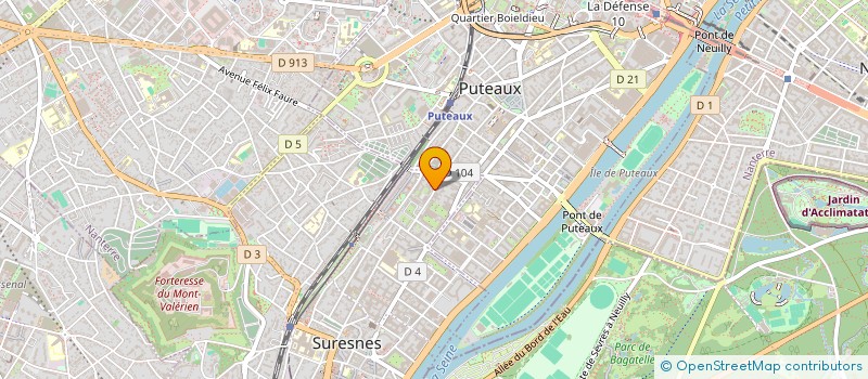 localisation de l'entreprise PARISIENNE DES CAOUTCHOUCS INDUSTRIELS à SURESNES