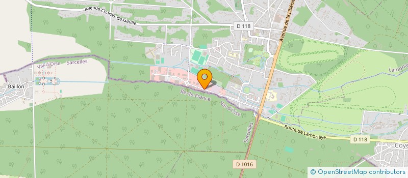 localisation de l'entreprise PARISIENNE DISTRIBUT PLASTIQUE  LAMORLAYE