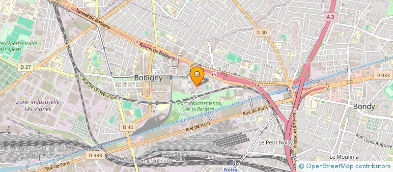 localisation de l'entreprise PARISIENNE DISTRIBUTION APPROVISIONNEMEN à BOBIGNY