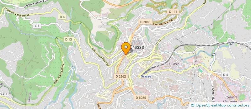 localisation de l'entreprise PARISIENNE ET GRASSOISE DE PARFUMS à GRASSE