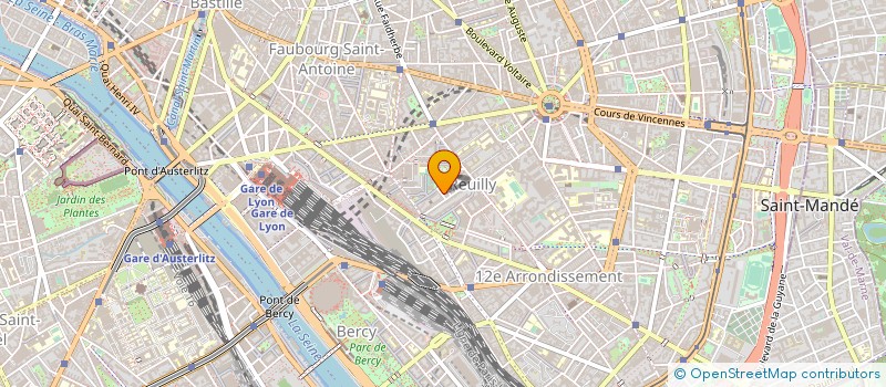 localisation de l'entreprise PARISIENNE PLATRERIE PEINTURE à PARIS