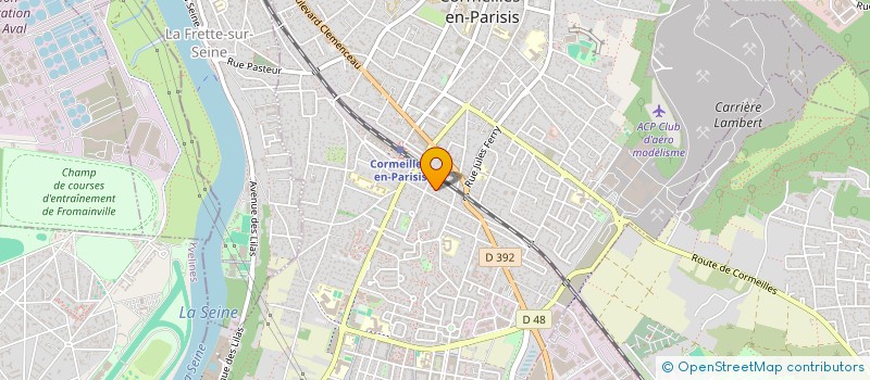 localisation de l'entreprise PARISII OPTIQUE  CORMEILLES-EN-PARISIS