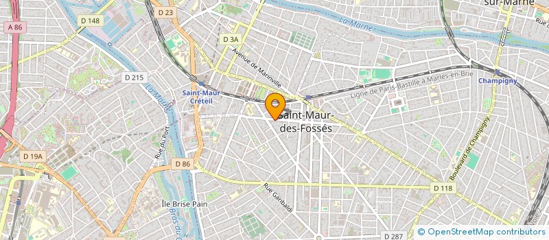 localisation de l'entreprise PARISLACK à SAINT-MAUR-DES-FOSSES