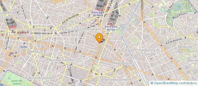 localisation de l'entreprise PARISLUX à PARIS