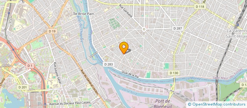 localisation de l'entreprise PARISOLD à SAINT-MAUR-DES-FOSSES