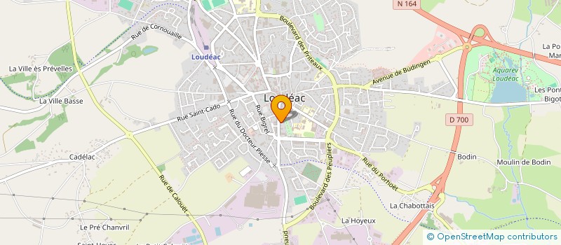 localisation de l'entreprise PARISON NOEL à LOUDEAC