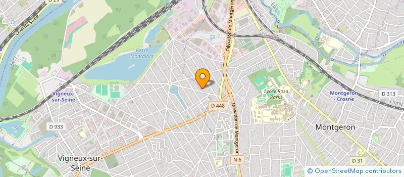 localisation de l'entreprise PARISOT CASTAIGNET SERVICES A LA PERSONNE  BRUNOY