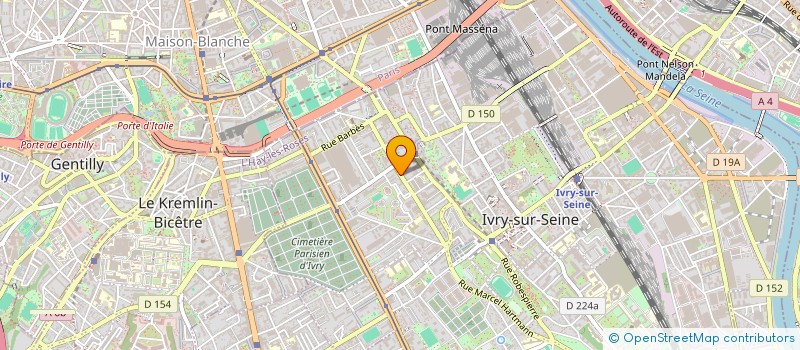 localisation de l'entreprise PARISOT M DELAUNAY T à IVRY-SUR-SEINE