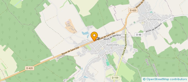 localisation de l'entreprise PARISOT SA à AYDOILLES
