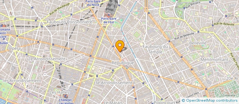 localisation de l'entreprise PARISPOLITAN  PARIS