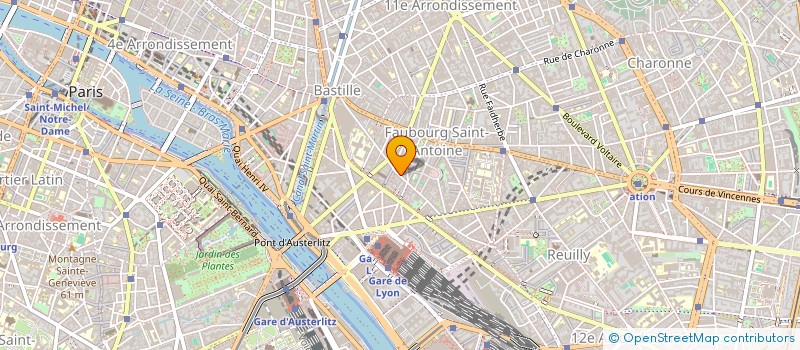 localisation de l'entreprise PARISQUATRE  PARIS