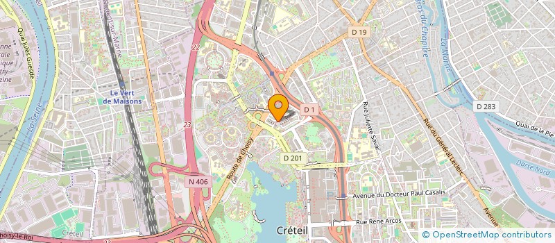 localisation de l'entreprise PARISSA à CRETEIL