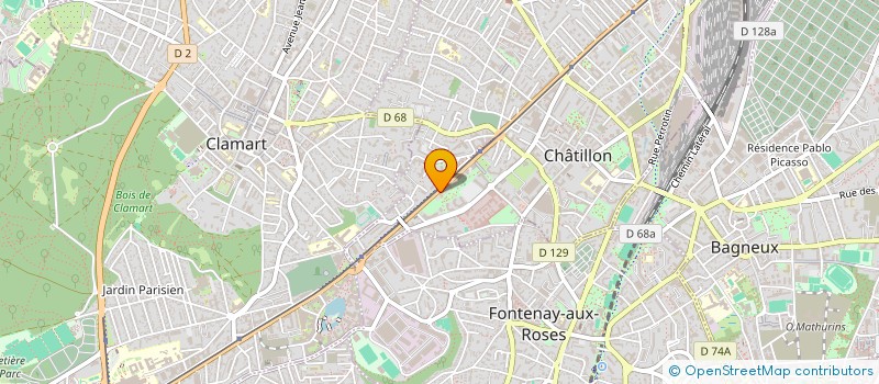 localisation de l'entreprise PARISSE  CHATILLON