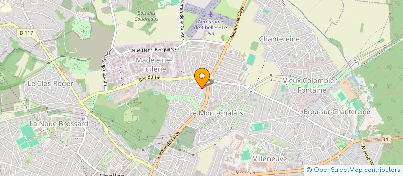localisation de l'entreprise PARISSE HOLDING à CHELLES