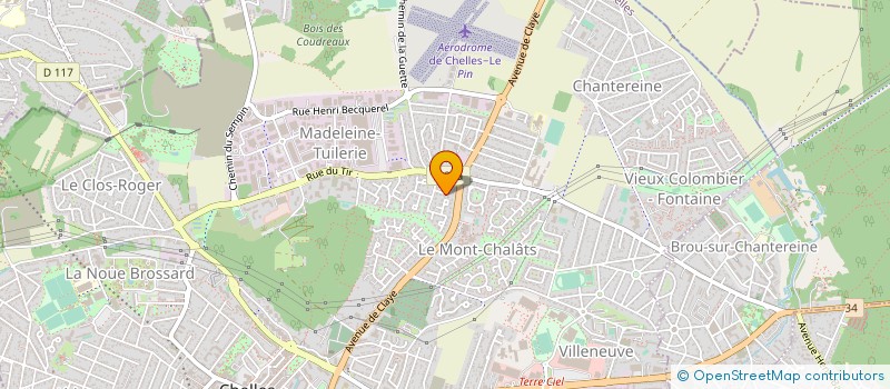 localisation de l'entreprise PARISSE INVESTISSEMENT  CHELLES