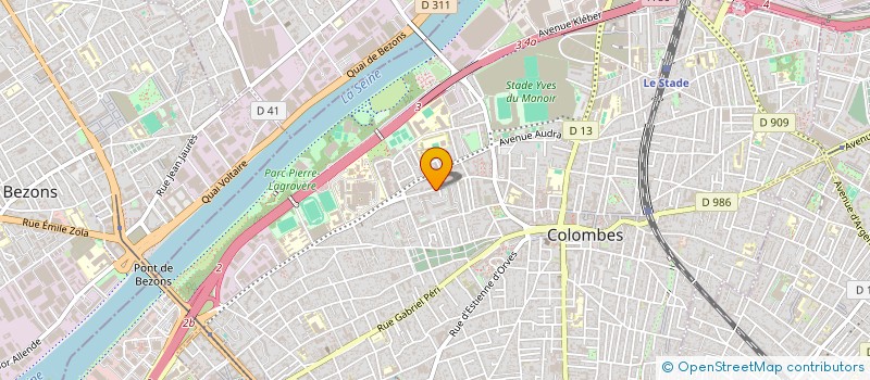 localisation de l'entreprise PARISSI à COLOMBES
