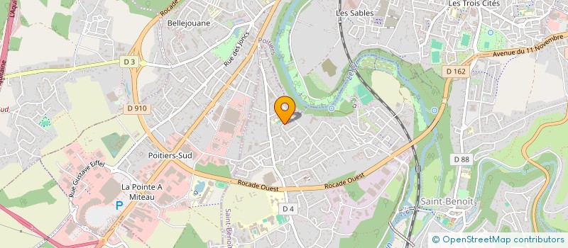 localisation de l'entreprise PARISSI à SAINT-BENOIT