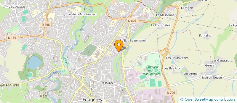 localisation de l'entreprise PARISTANBUL 35  FOUGERES