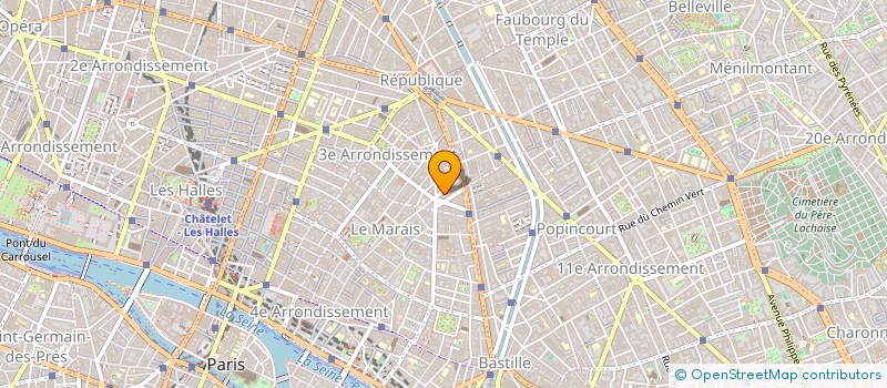 localisation de l'entreprise PARISTAR INTERNATIONAL à PARIS